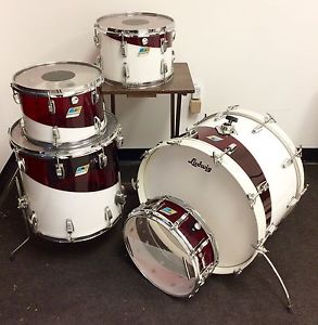 Vintage Ludwig Vistalite Drum Set - RARE Pattern 