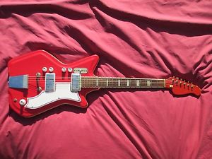 1965 Airline/Valco JB Hutto/Jack White Res-o-glas Jetson's Red Guitar