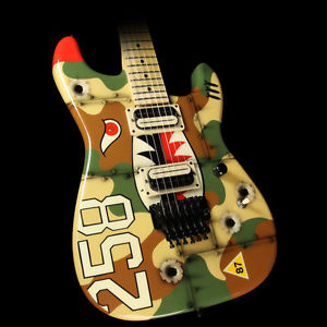 Used Wayne Legend Electric Guitar Wayne Camo Graphic