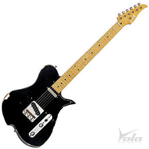 Vola Quaint Vasti Black Relic Electric guitar Hand made in Japan