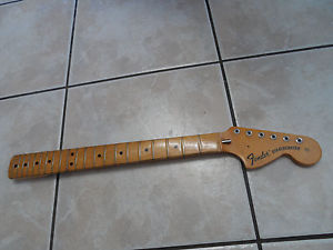 Vintage January 1972 Fender Stratocaster Maple Guitar Neck USA