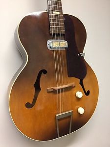 Vintage Harmony Hollywood H39 Electric Archtop Guitar w/case