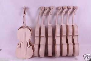 10 pcs 4/4 violin unfinished Flame maple back Unglue Russian spruce top