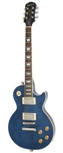 Epiphone Les Paul Tribute Plus Outfit MS Midnight Sapphire inkl. Koffer