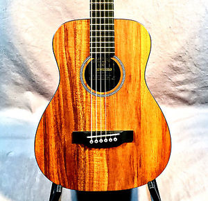Little Martin LX Koa Acoustic Electric Zager EZ-Play Modified Guitar
