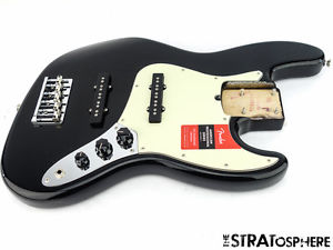 2017 Fender American Professional Jazz V 5 String Bass LOADED BODY Bass Black