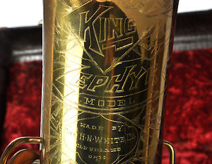 1939 King Zephyr Tenor Saxophone w/ King Case Double Socket Neck Nice! See VIDEO