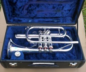 French ANTOINE COURTOIS PARIS brevete S.G.D.G  model cornet