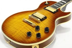Gibson Les Paul Custom Plus 1990 Honey Burst HB Electric Guitar Free shipping