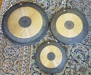 3x chau gongs 32, 26, 22 inch Amazing sound
