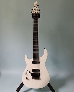 Lefty Left Handed Carvin DC700 7 string Electric Guitar Seymour Duncan Pickups