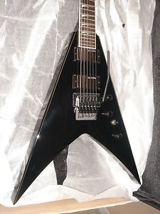 DEAN DAVE MUSTAINE V VMNT FLOYD ROSE ELECTRIC GUITAR  w/ Hardshell Case BLACK #1