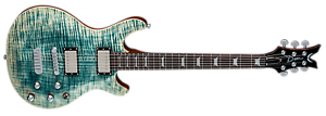 NEW DEAN ICON SERIES FADED DENIM  FLAME TOP ELECTRIC GUITAR