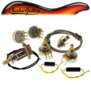 RS GUITARWORKS MODERNE COMPLET ARBRE COURT ÉLECTRONIQUE KIT DE MISE À NIVEAU