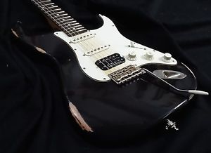 Haar Guitars 1963 S Relic HSS Flamed Fat Neck SD Pearly Gates & Texas Specials