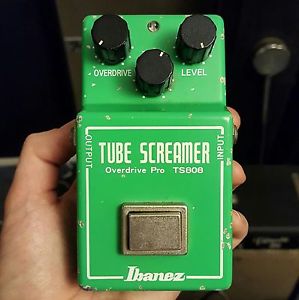 Vintage 1981 Ibanez TS808 Tube Screamer JRC4558 Overdrive Guitar Original Pedal