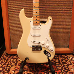 Vintage 1984 Tokai Goldstar Sound 50s Reissue Olympic White Stratocaster Strat