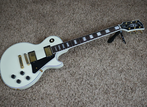 Video! 2016 Gibson Les Paul Custom Lite Aged White