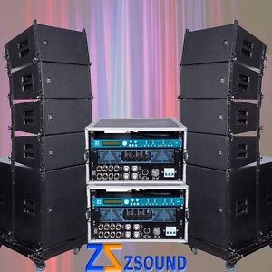 Line Array system Zsound-USA...2x 10,000 watts P.A system. 16 Ohms 2x10" woofer,