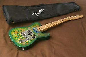 FENDER JAPAN MINI TELECASTER CUSTOM ORDER BLUE FLOWER 90S SUPER RARE NEAR MINT