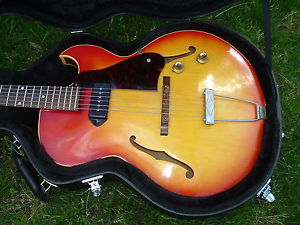 GIBSON 1962 ES TC 125 ALL ORIGINAL W/NEW CASE #58021 VERY GOOD COND. L@@K