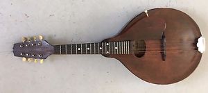 c.1924 Vintage Gibson A Junior Mandolin Loyd Loar Era Snake Head SN 81455 NICE