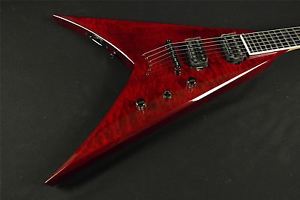 Jackson Pro King V KVTQ - Ebony Fingerboard - Transparent Red (896)