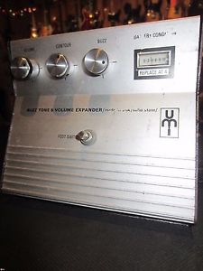 Vintage 1960's UMI Electronics Buzz Tone and Volume Expander Fuzz Effect Pedal