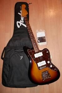 USED FENDER JAPAN JAZZ MASTER Electric Guitar w/ Soft case Free Shipping