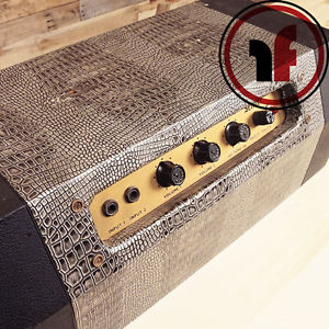 1960's Selmer Bassist Major Crock Skin Guitar Head