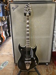 Silvertone Sovereign Pro PS-SN2 Black Electric Guitar Free Ship from JAPAN #T333