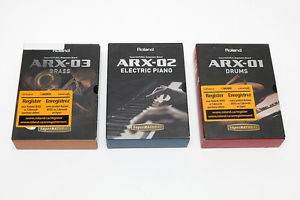 Roland ARX-01 DRUMS & ARX-02 ELECTRIC PIANO  FANTOM G