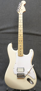 Fender Japan ST-STD/1H White Made in Japan 2000s E-Guitar Free Shipping