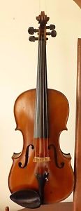 RARE ANTIQUE GERMAN VIOLA IN CASE  - OFFER INVITED LOB 15 1/8" LABELLED THOMPSON