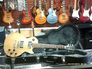 2010 Gibson Les Paul Swamp Ash Studio Natural Finish Electric Guitar