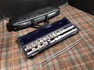 Artley The Wilkins Model Silver Open Hole Flute Professional Used Issue Free