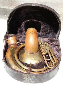 Vintage 1962 F.E. Olds & Son Sousaphone Model O-95 BBb 26" Bell serial no 405461
