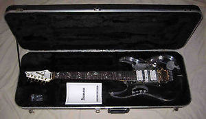 Custom JEM7V Style Electric Guitar - Clear Transparent Body