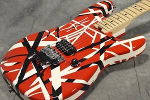 EVH Striped Series Red with Black Stripes Electric Guitar Free shipping