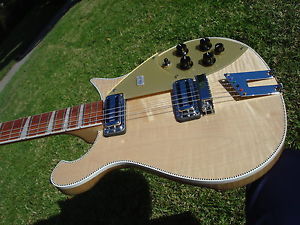 2009 Rickenbacker 660 Mapleglo Electric Guitar Checkerboard Binding 6 String