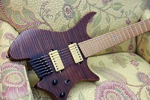 .strandberg* Boden USA CL7 Chocolate Flamed Maple Chris Letchford Signed