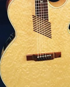 washburn EA36 acoustic electric birdseye maple