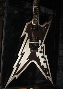 Dean Signature Series Dime Razorbolt Electric Guitar Black Silver & HARDCASE