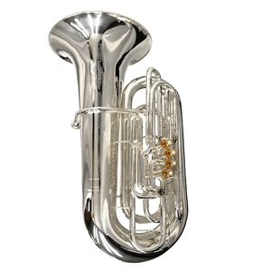 Schiller Elite CC Compensating Tuba Silver Plated/Gold