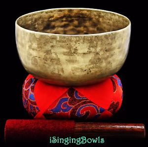 Antique Tibetan Singing Bowl: Thado 6 7/8