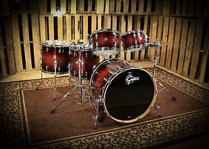Gretsch Drums Renown Maple 22-10-12-14-16 Shell Pack in Cherry Burst (demo)