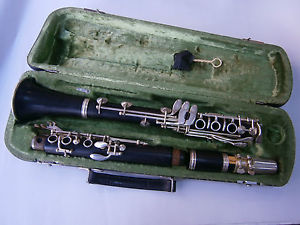 Antique German prof. Instrument Clemens Meinel Wernitzgrun B Klarinette Clarinet