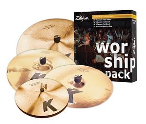 Zildjian K Custom Worship Pack - 14''HH, 16''+18''CR, 20''RD