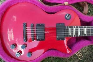 91' solid wood body gibson les paul guitar