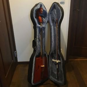 Used! Horse Head Koto Cello 2-strings Japan Instrument Wa-gakki w/Hardcase